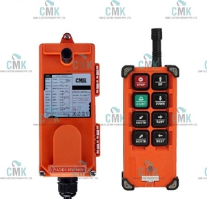 รีโมทคอนโทรลเครนไร้สาย CMK F21-2D พร้อมกุญแจแม่เหล็ก ปุ่มควบคุมความเร็วสองระดับ 2 ปุ่ม ระยะควบคุม 100 เมตร มาตรฐาน IP65 รองรับระบบเน็ตเวิร์ค 380V/24V OEM 5A EOT - Product Image 5