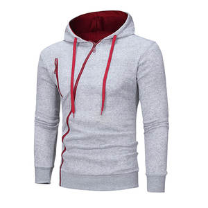Vente en gros de sweats à capuche pour hommes, nouveau style hiver, bonne qualité, fermeture éclair, manches longues, personnalisables, en vente en ligne à bas prix - Product Image 1