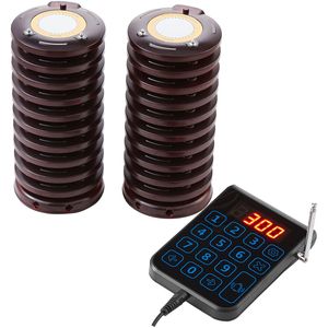 Sistema Pager Wireless con Portata di 500m per Ristoranti, Code e Cliniche - Beeper per Chiamata Clienti con Vibrazione - Product Image 1