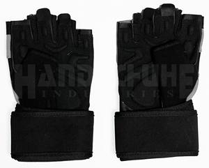 Guantes de Gimnasio PU con Logotipo Personalizado al por Mayor, Transpirables, para Levantamiento de Pesas, con Correa Ajustable para la Muñeca - Product Image 2