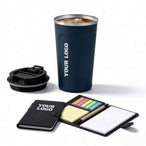 Wholesale Stainless Steel Coffee Cups Logo Travel <b>Smart</b> Temperature Display Vacuum Cup for Office Business Promo Gift - Product Image 1
