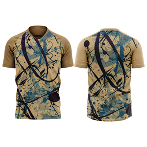 Maillot de football imprimé moderne JAMEZ SPORTS, nom d'équipe personnalisé, unisexe, col en V, gestion de l'humidité, respirant, séchage rapide, confortable - Product Image 4
