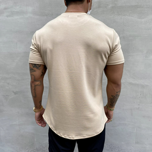 High Elastic Cotton Training Loose <b>Fit</b> <b>Muscle</b> Men's Fitness Sports <b>T</b>-<b>shirt</b> Gym <b>T</b>-<b>shirt</b> Screen Printing Relaxed <b>Fit</b> <b>t</b> <b>Shirt</b> - Product Image 4