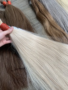 Extensions de cheveux humains russes et vietnamiens de qualité Remy en gros, perruque indienne brute, lots en vrac, livraison gratuite, prix de gros - Product Image 5