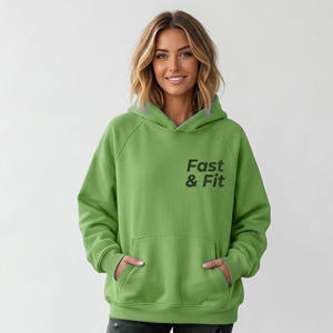 Nueva Llegada Sudadera con Capucha de Punto Oversize Estampada para Mujer, Transpirable, con Logo Frontal, Estilo Casual Urbano para Otoño-Invierno - Product Image 4