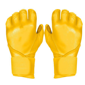 Wholesale 100% Genuine Leather Full Finger Heavy Duty and Durable Baseball Bating <b>Gloves</b> for Sale - Product Image 5