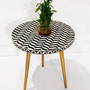 Table à manger rectangulaire de luxe en bois d'acacia et résine, fabriquée à la main, pour la maison, le bureau, l'hôtel, le salon, imperméable, moderne, pour la retraite - Product Image 1
