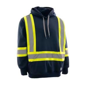 Sudadera con Capucha de Seguridad Reflectante, de Algodón y Felpa, para Hombre, con Patrón de Camuflaje Bordado, Corte Holgado, Superventas - Product Image 1