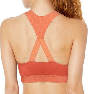 Seamless Women Sports Bra High Impact <b>Padded</b> Yoga <b>Running</b> Gym Fitness Workout Breathable Adjustable Straps Athletic Performance - Product Image 3