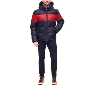 2025 Custom Men's Puffer down Jacket Hot Sale Winter <b>Bubble</b> Padded <b>Coat</b> - Product Image 2