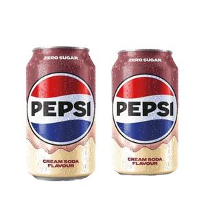 Pepsii Cream Soda Zero Sugar Nostálgico Reino Unido Cola Bebidas carbonatadas - Product Image 1