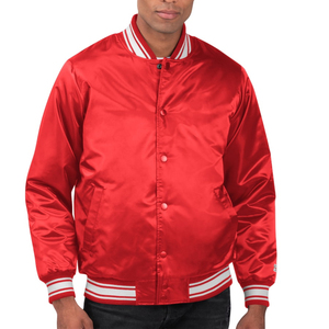 <b>Men</b> Satin Bomber <b>Jacket</b> Custom Embroidery Logo Lightweight Varsity <b>Flight</b> <b>Jacket</b> Streetwear Wholesale Windbreaker - Product Image 1