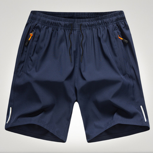 กางเกงขาสั้นกีฬาชายสำหรับฤดูร้อน ใส่เล่นกีฬาชายหาด วิ่งจ๊อกกิ้ง ออกกำลังกาย เล่นบาสเก็ตบอล ใส่ในยิม วิ่ง หรือเล่นกีฬาอื่นๆ สีพื้น - Product Image 2