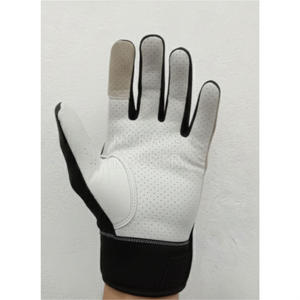 Gants de frappe de baseball en cuir Cabretta inspirés de la série Chrome avec support de poignet à manchette longue pour sports de balle - Product Image 3