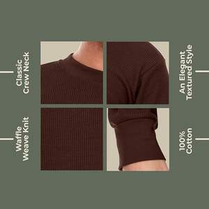 Camiseta Térmica de Manga Larga - Tejido Waffle 100% Algodón de Alto Gramaje - Product Image 4