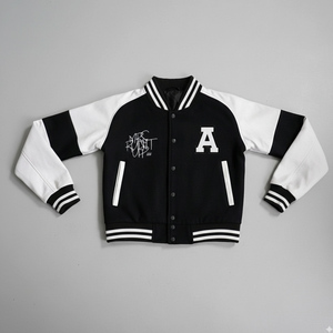 Custom Street Wear Logo Patches <b>Baseball</b> Jacket Truckers Letterman Base <b>Ball</b> Custom Leather Varsity Jacket for Men - Product Image 1