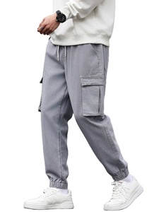 Pantalon en molleton de coton premium léger pour homme, respirant, séchage rapide, confort ultime, design élégant, brodé - Product Image 2