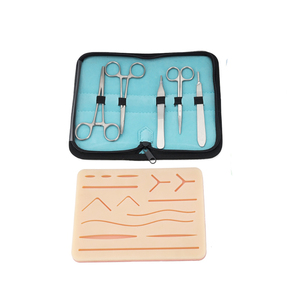 Surgical Grade PVC Silicon <b>Practice</b> Kits for Students Three Layers Suture Mesh <b>Pad</b> Scalpel Handles Iris Medical Education - Product Image 4