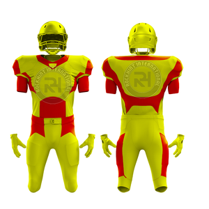 Team Style American Football Uniform Polyester <b>Fabric</b> Comfortable Fit <b>Strong</b> Build Suitable for Training Tournaments - Product Image 3