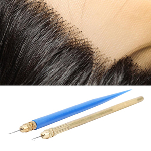 Juego de Agujas de Ventilación Profesionales con Mango Metálico, Agujas de Acero para Extensión de Micro Anillos, Herramienta para la Elaboración de Pelucas Lace Front - Product Image 6
