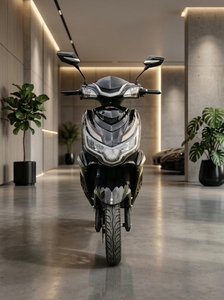 NK E-Bikes Spimri <b>Electric</b> Scooter Black by Engtian <b>Electric</b> Bike Public Limited 60 70 km Range App Connectivity - Product Image 2