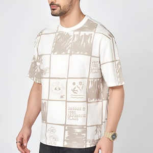Camiseta de Hombre con Lavado Ácido, Diseño Sólido y Estampado Moderno, Nueva Colección en Oferta - Product Image 2