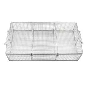 High Quality Wire <b>Mesh</b> Storage <b>Basket</b> Fine <b>Mesh</b> Manual Stainless Steel Sterilization Medical <b>Basket</b> Tray Surgical Instrument CE - Product Image 3