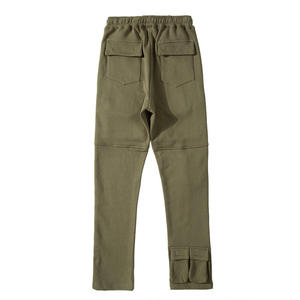 Pantalon de jogging cargo décontracté pour homme, style streetwear printemps, multi-poches, en toile respirante et écologique - Product Image 3