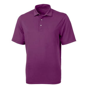 T-shirt de golf pour homme, best-seller, à séchage rapide, en polyester/coton tricoté, style anglais, personnalisable, couleur unie, manches courtes - Product Image 3