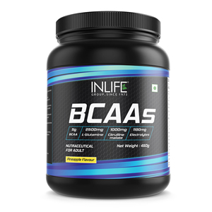 BCAA en Polvo 450g con Glutamina, Citrulina Malato, Vitamina B6, Electrolitos, Mezcla de Aminoácidos en Polvo, Suplemento Dietético en Frasco - Product Image 5