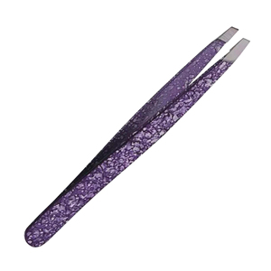 Pinzas Profesionales de Acero Inoxidable para Cejas, Ligeras y Cómodas, Color Personalizado, 1 Pieza para Depilación Facial - Product Image 1