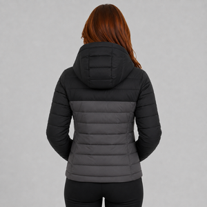 Top Quality <b>Women</b> Puffer Jacket Warm <b>Lightweight</b> Quilted Winter <b>Coat</b> Custom Logo Full Zipper Hooded Casual Outerwear Wholesale - Product Image 5