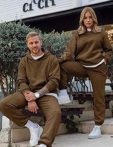 Fashion Streetwear Tracksuit | Wholesale 2 Piece Jogger Set for Men and Women | Casual Hoodie Sportswear Suit - Product Image 4