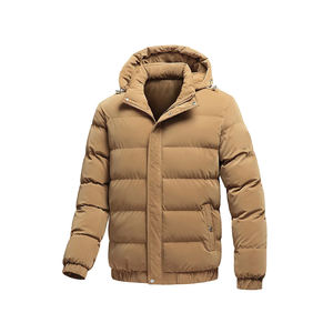 Chaqueta Acolchada para Montañismo, Chaqueta Acolchada de Invierno Personalizada para Hombre con Capucha Tejida - Product Image 3