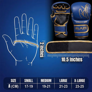 Gants de MMA tendance : Nouveaux gants de sparring MMA pour l'entraînement UFC, la boxe, le grappling, le sac de frappe et les arts martiaux en cuir - Product Image 6