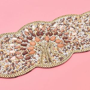 Cinturón Bordado Económico de Diseño para Mujer, Ideal para Saree, Lehenga y Bodas - Product Image 5