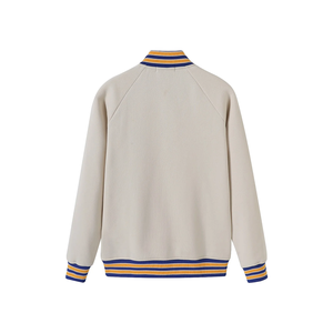 เสื้อแจ็คเก็ตวาร์ซิตี้ SGRho ผ้าฟลีซเคลือบแบบนิวทรัล หนานุ่ม ใส่ได้ทั้งชายและหญิง  ปักลายเชนิลล์ตัวอักษรกรีก สไตล์บอมเบอร์  แบบนักศึกษา  พร้อมลายปัก - Product Image 2