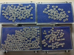 HPHT Lab Grown Filled Brilliant Diamonds 0.076ct 0.082ct F VVS VS Excellent Cut Melease Sieve Wholesale R&K GEMS Certified - Product Image 5