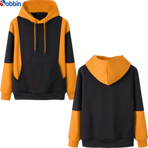 Sudaderas con capucha personalizadas con bloques de color, estilo urbano, de algodón, a la moda, para hombre, diseño personalizado, para otoño e invierno. - Product Image 5