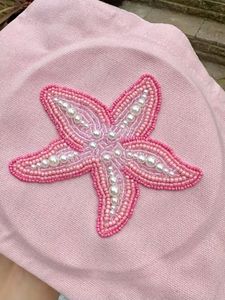Exquisite Elegant Blue Flower Handmade Fashionable Beadwork <b>Bag</b> <b>Charm</b> Decorative Accessory for Handbags and Wallet Styling - Product Image 1