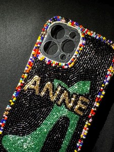 Hot Sell Cartoon Cheap <b>Cute</b> Bead Key Chain <b>Bracelet</b> Beaded Key Chain Beaded Mobile Phone Charm for Car Bag Accessories - Product Image 2