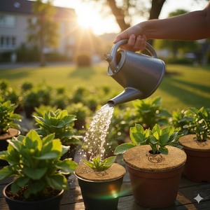 Anneau de paillis en fibre de coco écologique moderne pour la suppression des mauvaises herbes, idéal pour les pépinières et les jardins - Product Image 6