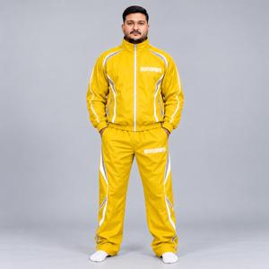 Conjunto Deportivo de 2 Piezas para Hombre, Chaqueta Cortavientos de Nailon y Pantalones Jogger, Ropa Deportiva para Correr, Fabricante de Ropa al Por Mayor, Logotipo Personalizado - Product Image 1