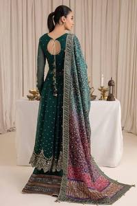 New High Quality Breathable Stretchable Ankle-Length Pakistani Salwar Kameez Lawn Women's Embroidery Party <b>Wedding</b> Wear Dress - Product Image 3