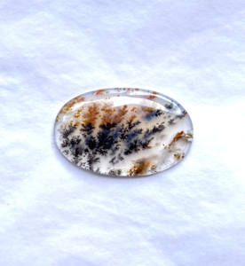 Cabujón de ágata dendrítica de grado AAA, ágata dendrítica Natural 100%, piedras preciosas de forma mixta de todos los tamaños para accesorios de joyería, piedra - Product Image 4