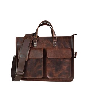 Sac messager en cuir vintage, prix de gros, sac bandoulière pour homme, sac pour ordinateur portable, pour le travail au bureau, les voyages et un usage professionnel - Product Image 1