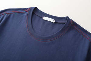 Camisetas de Hombre de Primera Calidad, Logotipo Frontal en Tela Tejida, Poliéster/Algodón Ecológico, Corte Regular, Unisex, Moda Casual, Venta al Por Mayor - Product Image 5