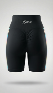 Shorts de sport pour femme, taille haute, respirants, effet push-up, style streetwear, compression, pour le yoga, la gym et le fitness - Product Image 5