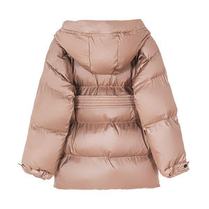 Abrigo Acolchado Impermeable de Invierno para Mujer, 100% Premium, con Capucha, Cinturón y Diseño Oversize, Chaqueta Acolchada Tipo Parka - Product Image 2