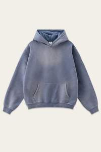 Sweat-shirts délavés à l'acide avec mélange de polyester et de coton - Product Image 4